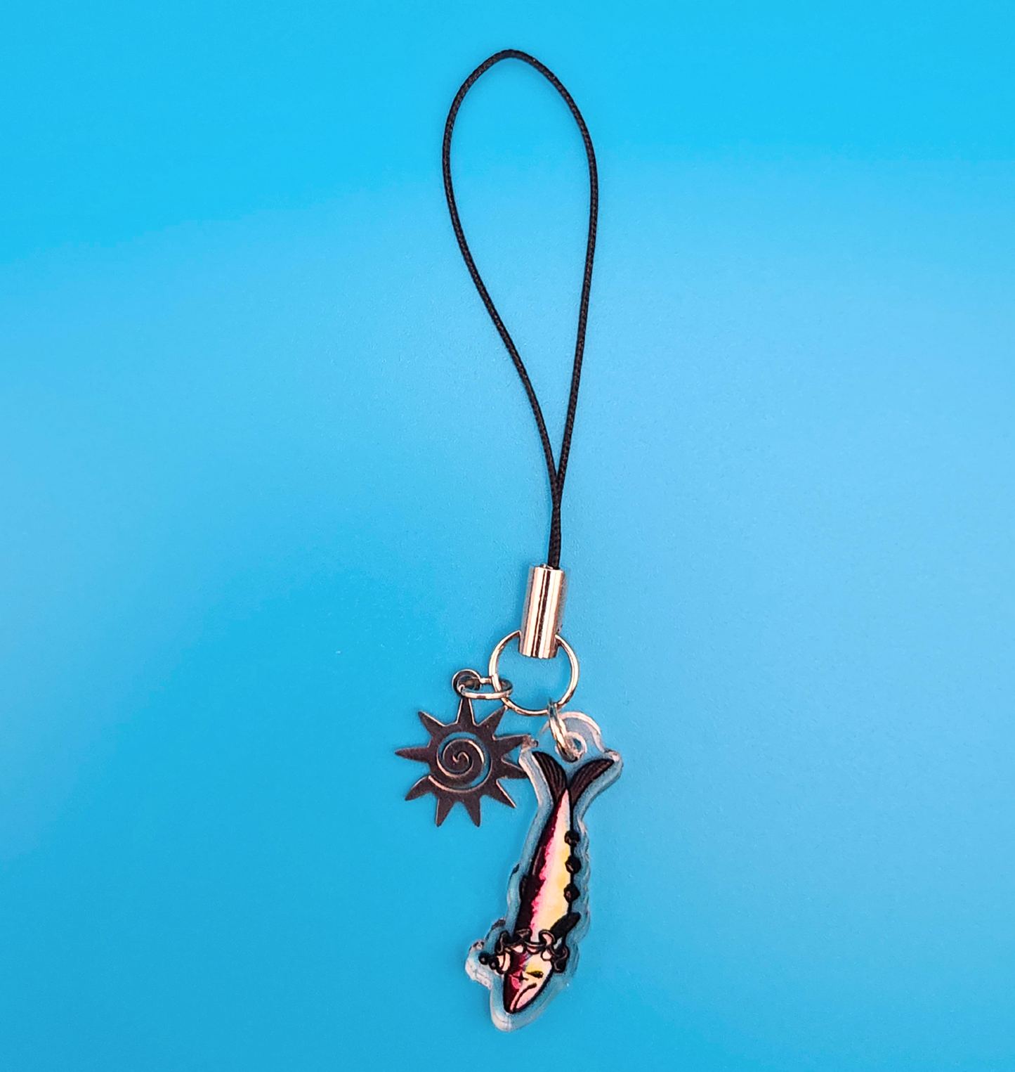 Sad Clown Sardine Phone Charm