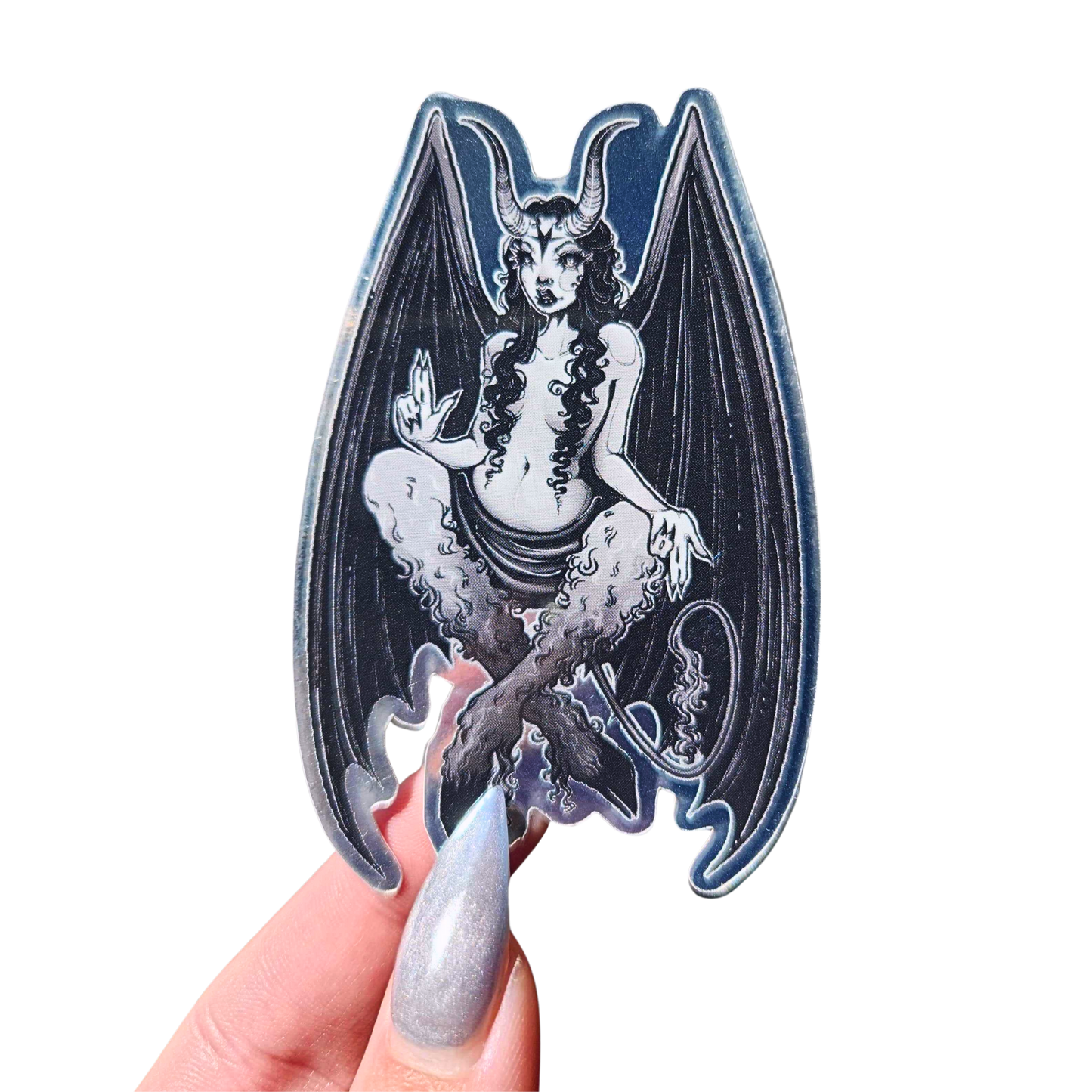 Esther's Baphomet Mirror Sticker