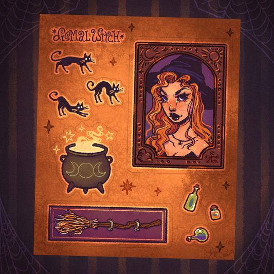 Witchy Woman Mini Sticker Sheet