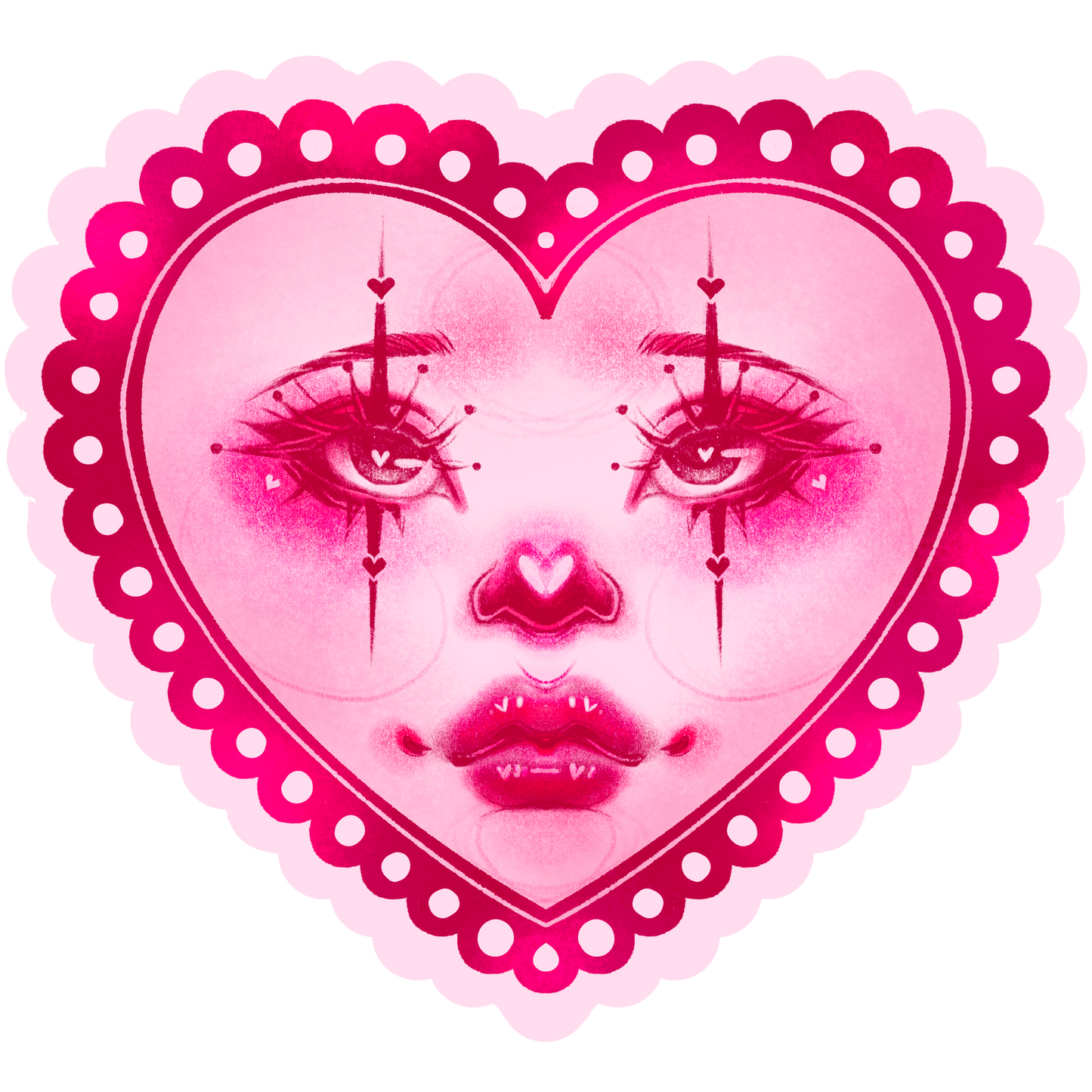 Pink Valentine Sticker