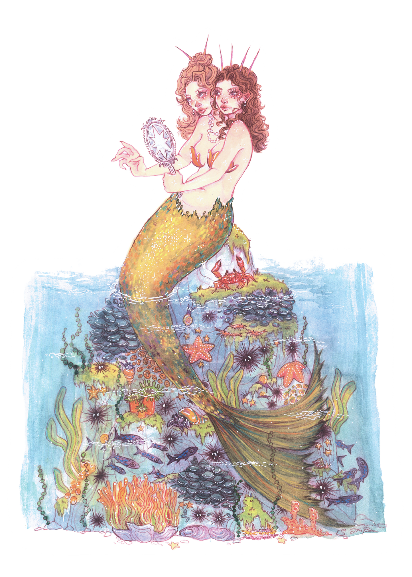 Twin Tide Jumbo Sticker