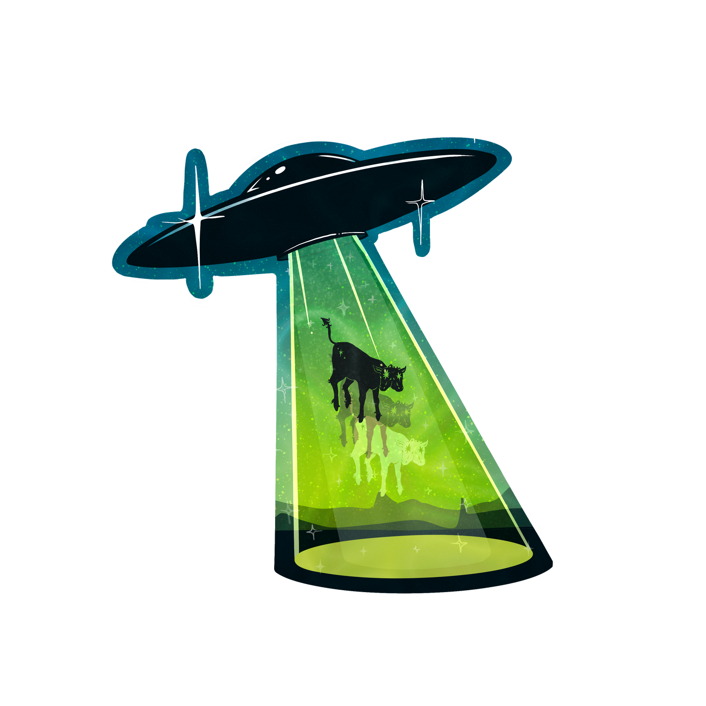 UFO Sticker