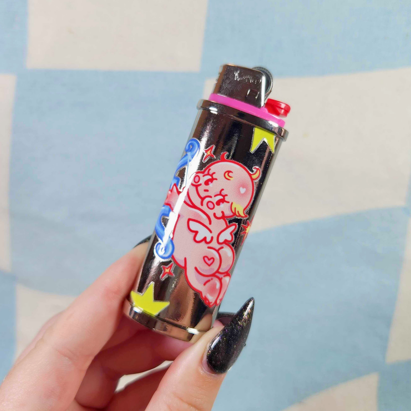 Cupid Kewpie Metal Lighter Case