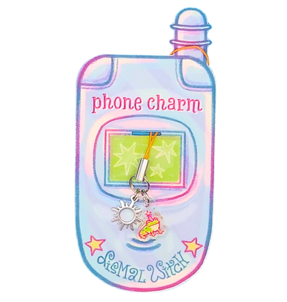 Party Frog Phone Charm