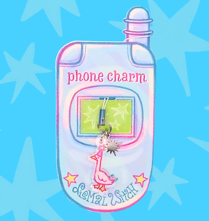 Party Goose Phone Charm