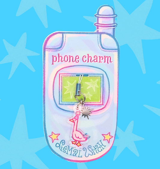 Party Goose Phone Charm