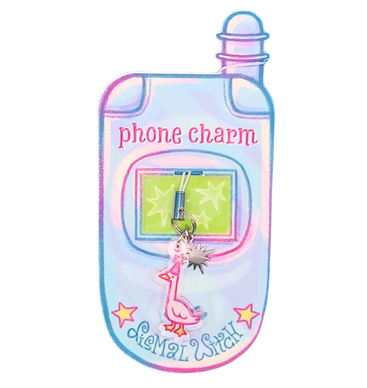 Party Goose Phone Charm