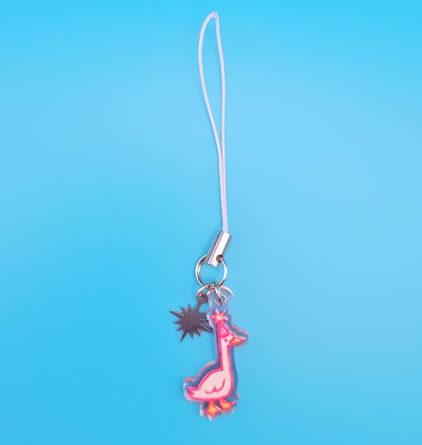 Party Goose Phone Charm