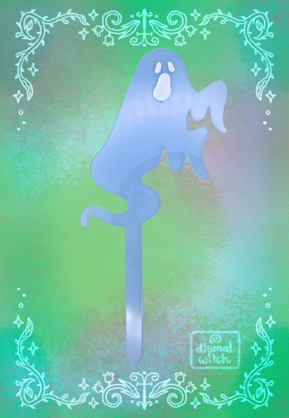 Ghost Acrylic Plant Stake