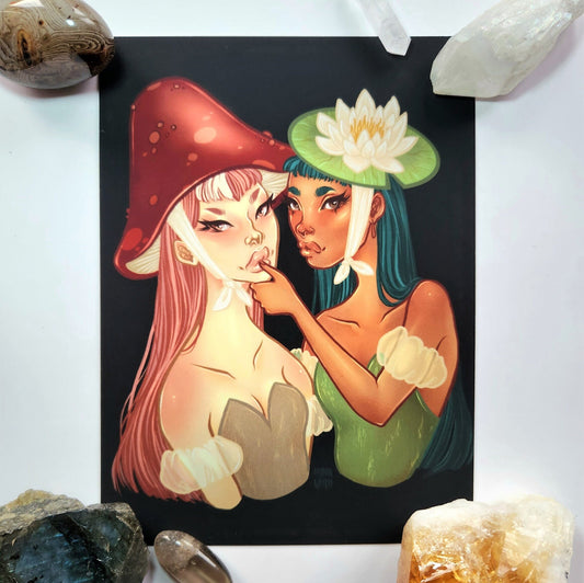 Cottage Curious Soft-Touch Matte Print
