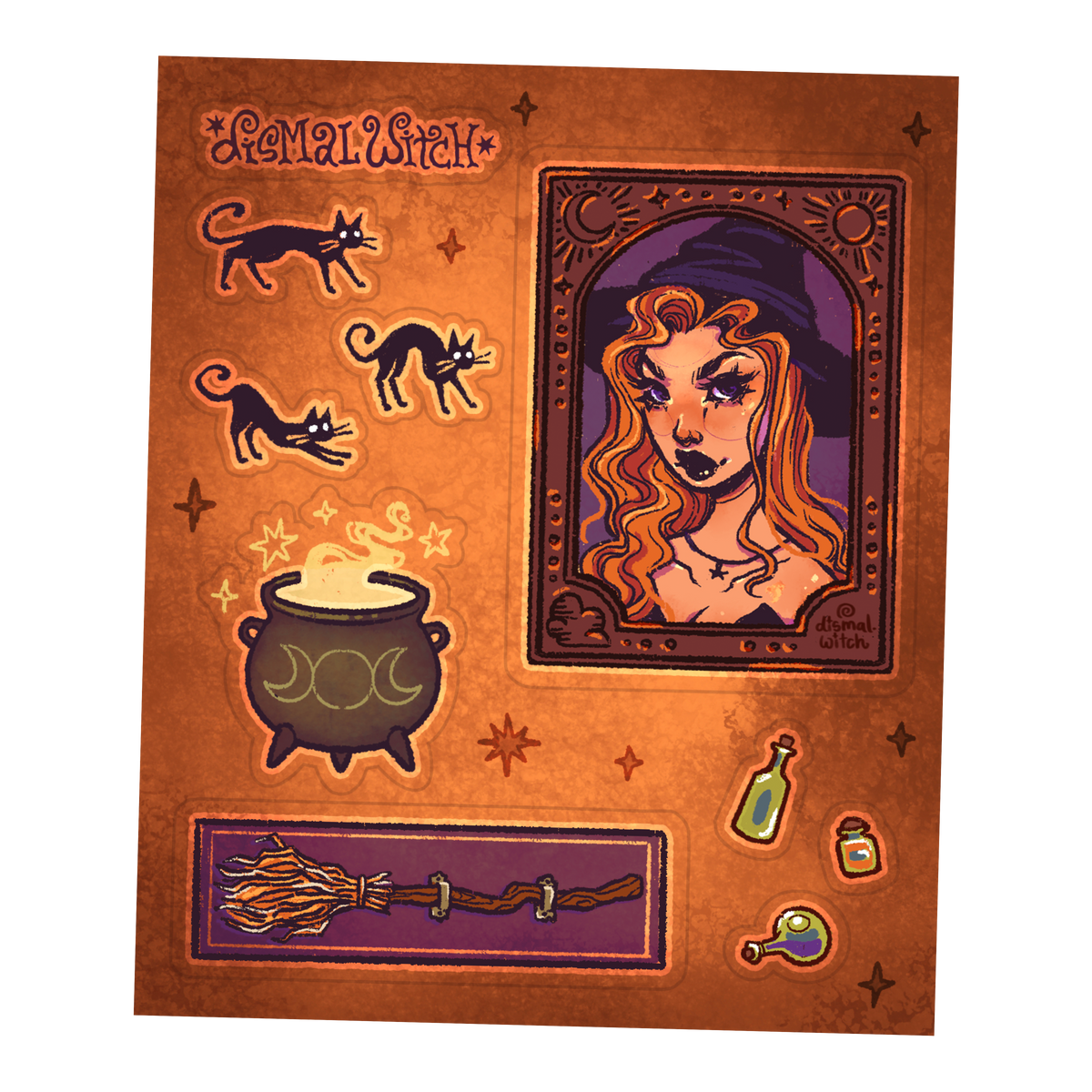 Witchy Woman Mini Sticker Sheet