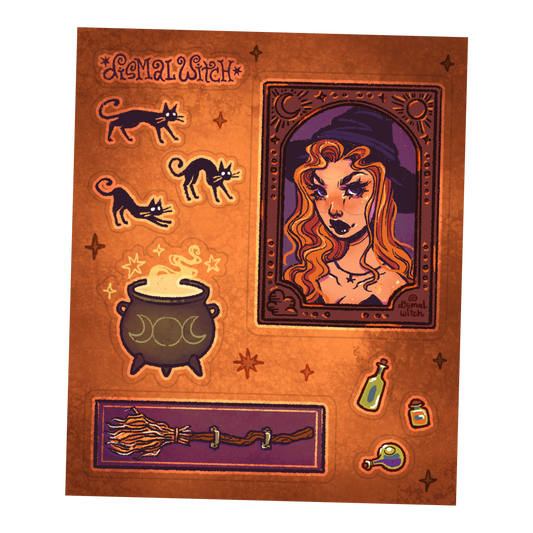 Witchy Woman Mini Sticker Sheet
