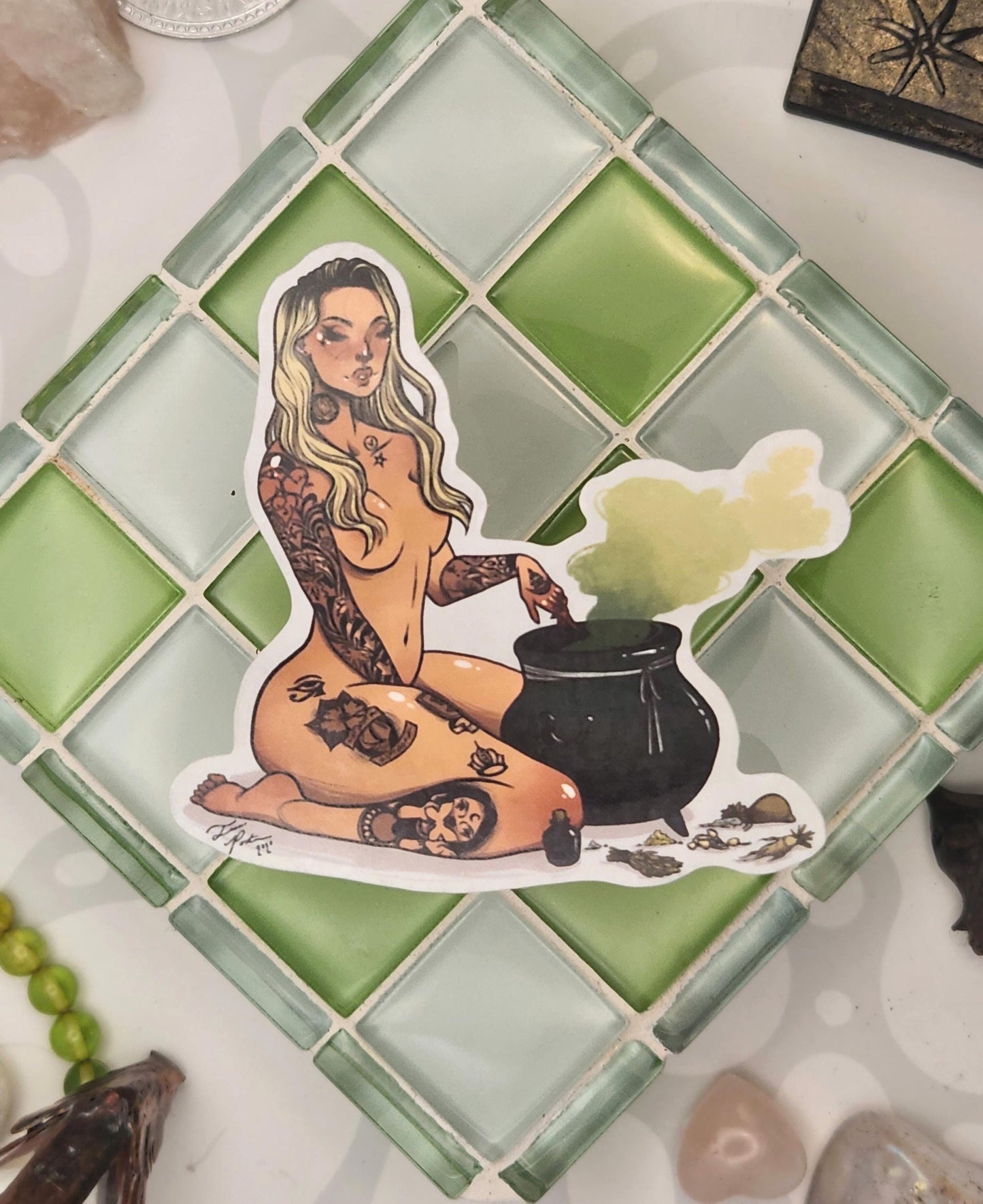 Herb Witch Sticker