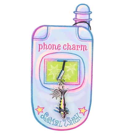 Sad Clown Sardine Phone Charm