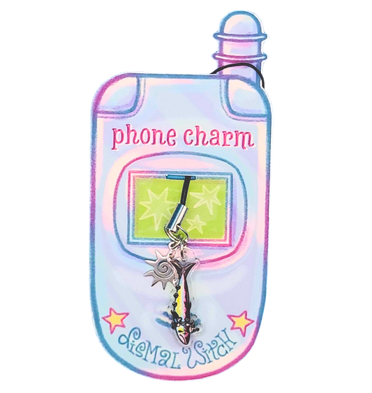 Sad Clown Sardine Phone Charm