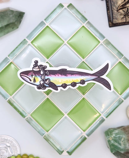 Sad Clown Sardine Sticker