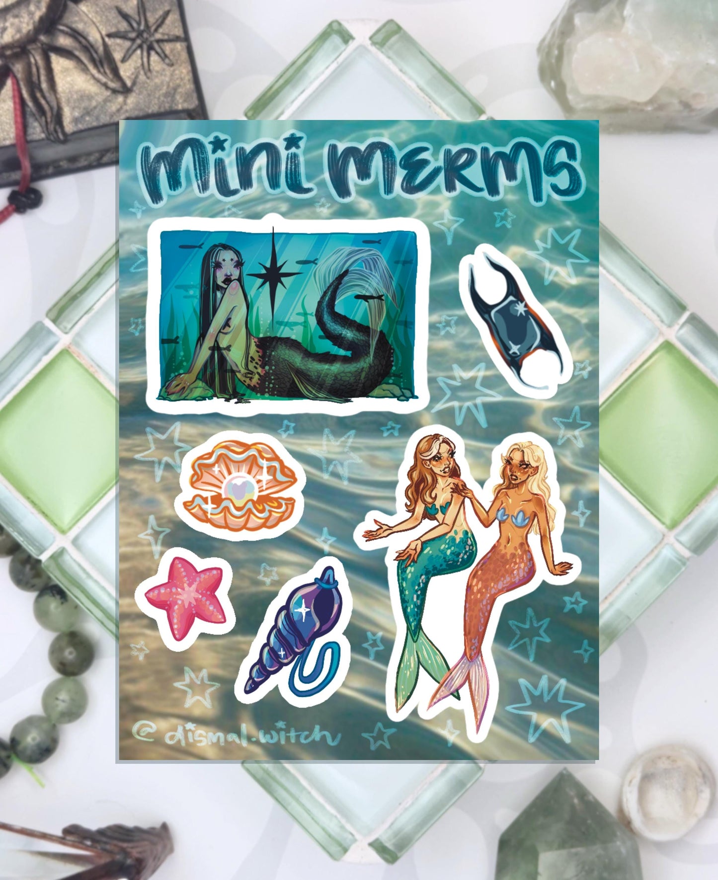 Mini Merms Sticker Sheet