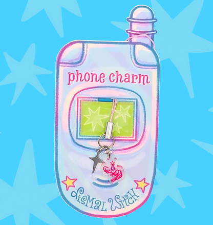 Party Shrimp Phone Charm