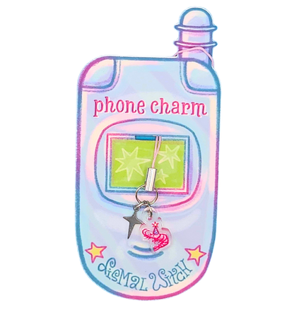 Party Shrimp Phone Charm