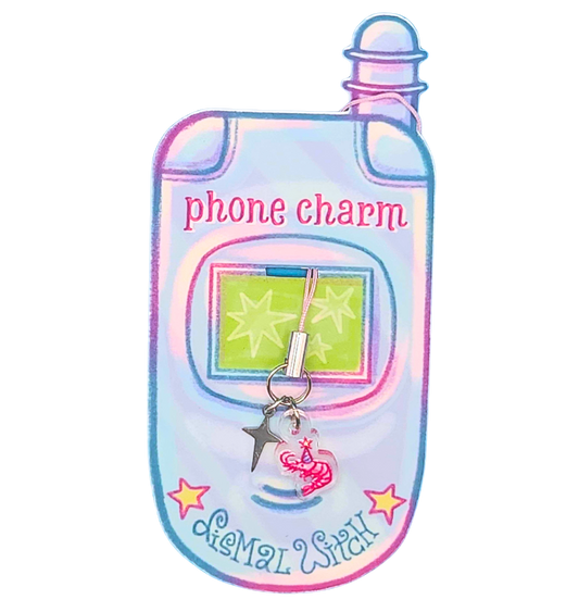 Party Shrimp Phone Charm