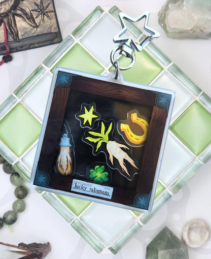 Lucky Talisman Shaker Keychain