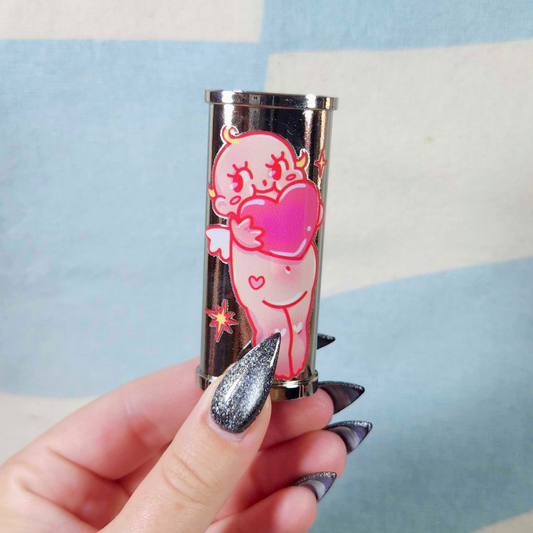 Heart Kewpie Metal Lighter Case