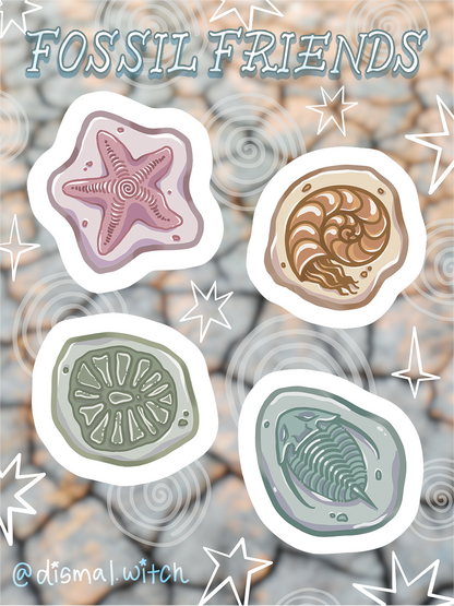 Fossil Friends Sticker Sheet