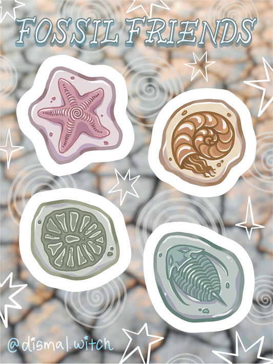 Fossil Friends Sticker Sheet