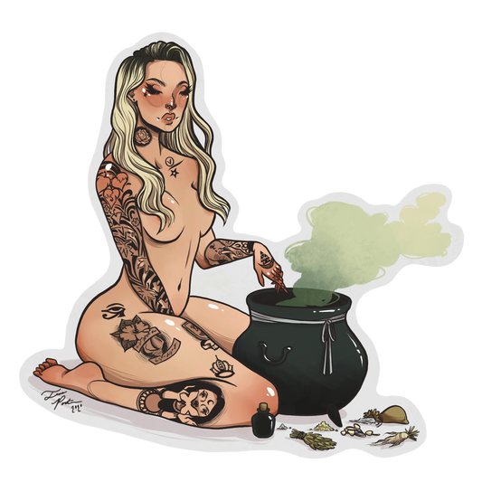 Herb Witch Sticker