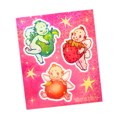 Fruit Kewpies Mini Sticker Sheet