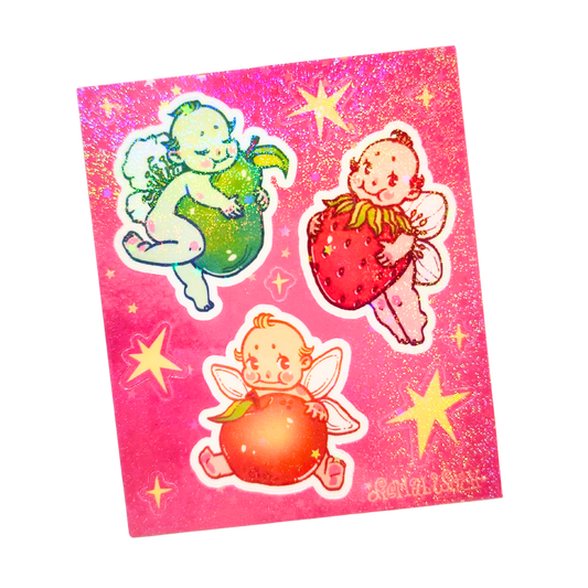 Fruit Kewpies Mini Sticker Sheet