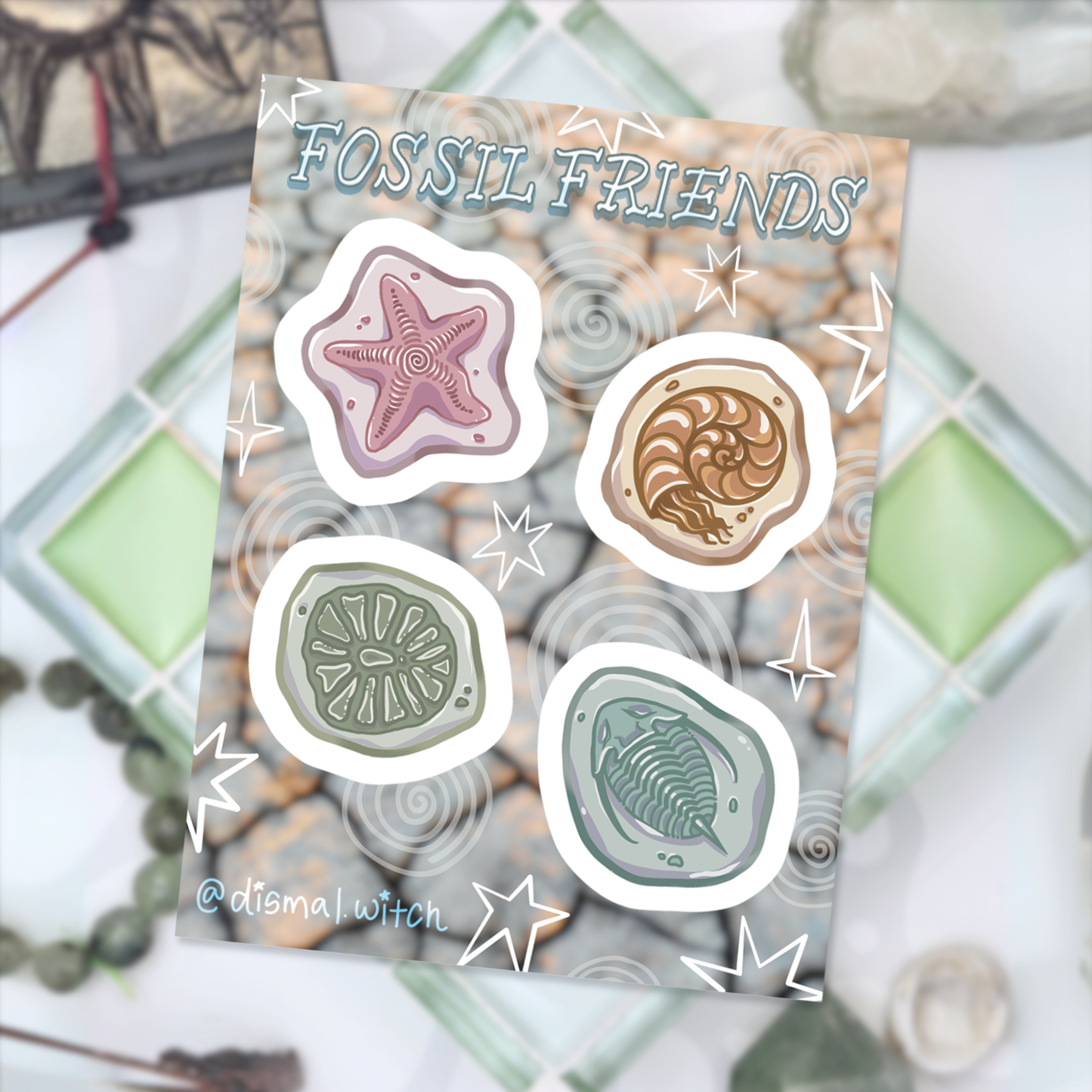 Fossil Friends Sticker Sheet
