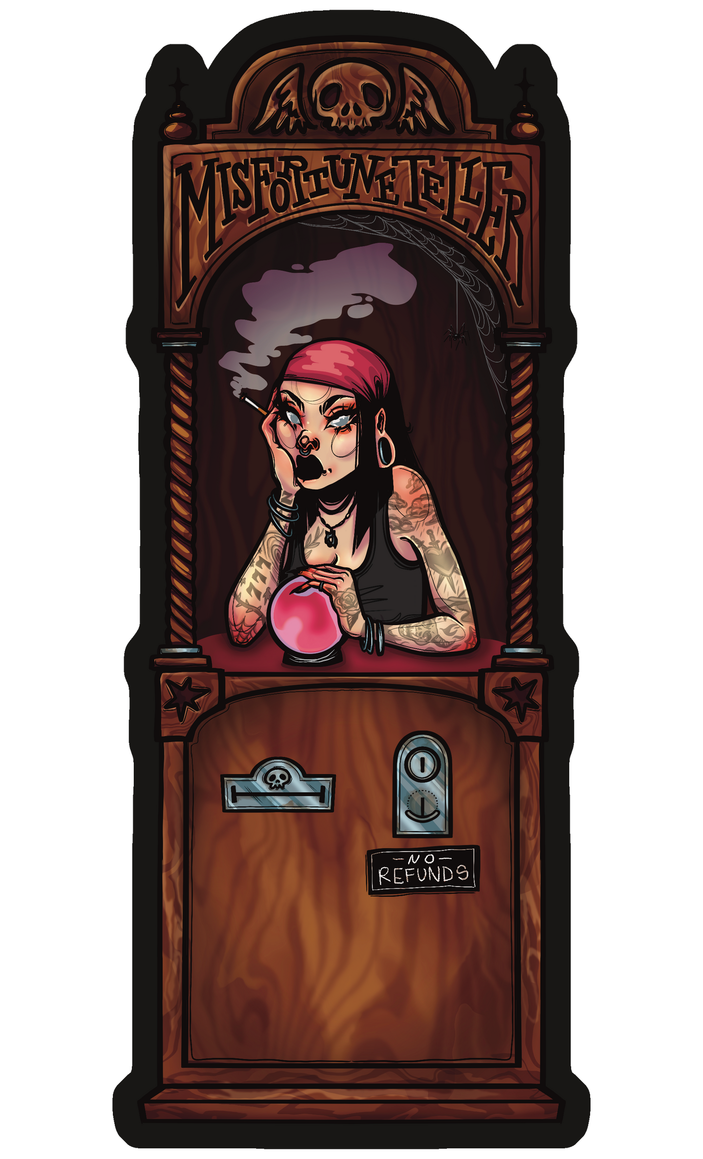 Misfortune Teller Sticker