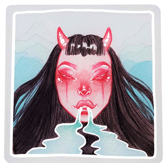 River Spirit Sticker