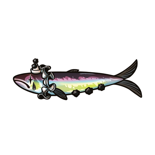Sad Clown Sardine Sticker