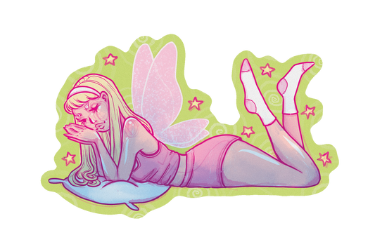 Sleepy Fairy Sticker
