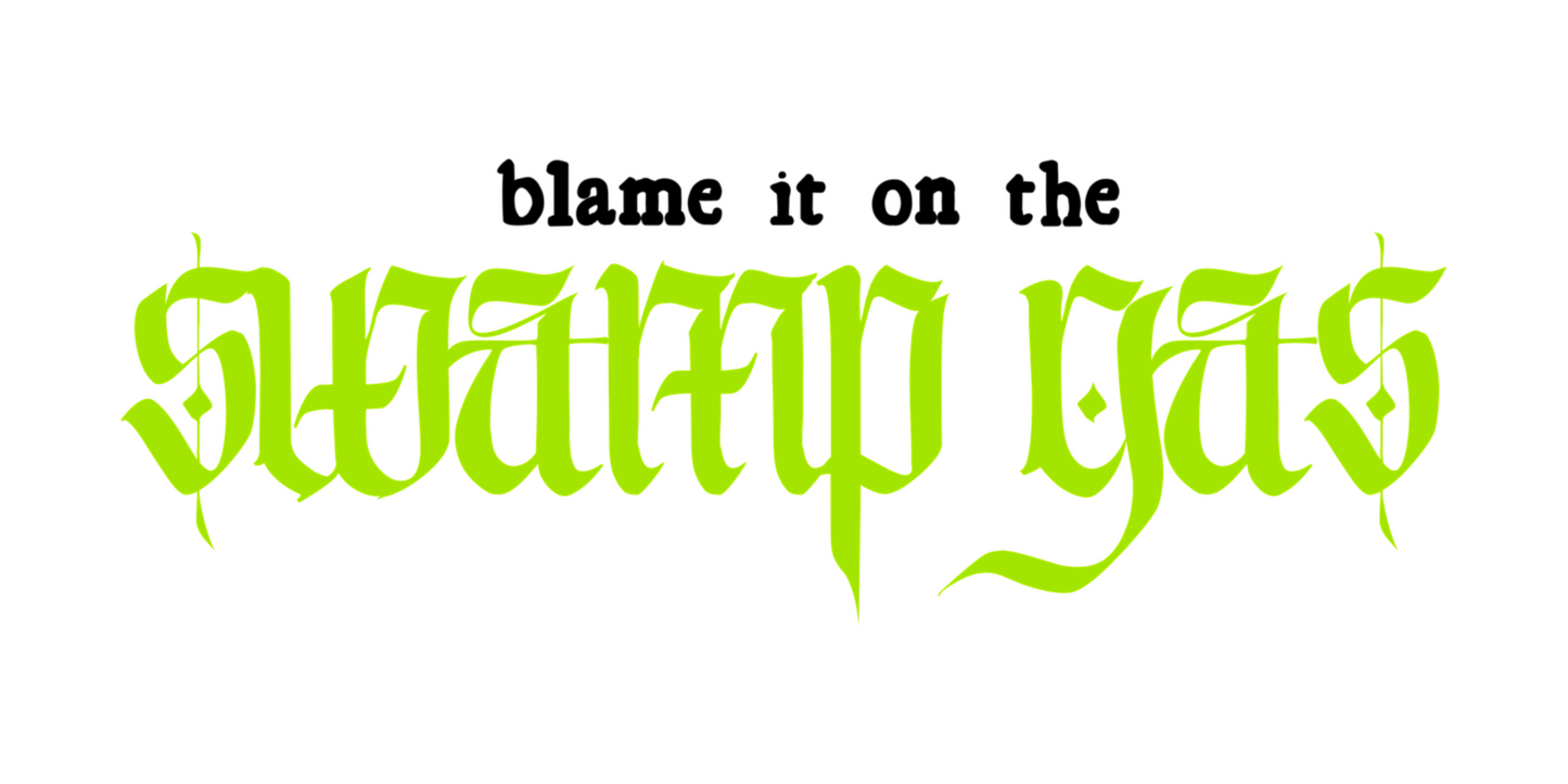 Blame it on the Swamp Gas Sticker