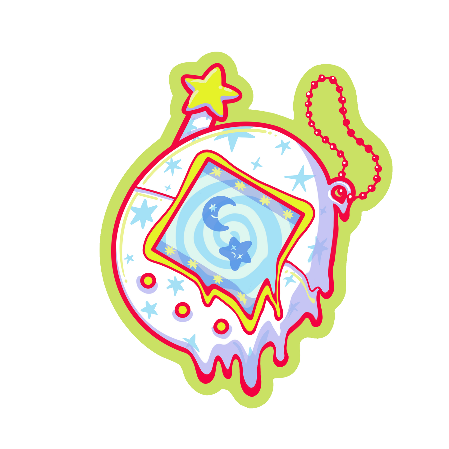 Tamagotchi Fever Dream Sticker