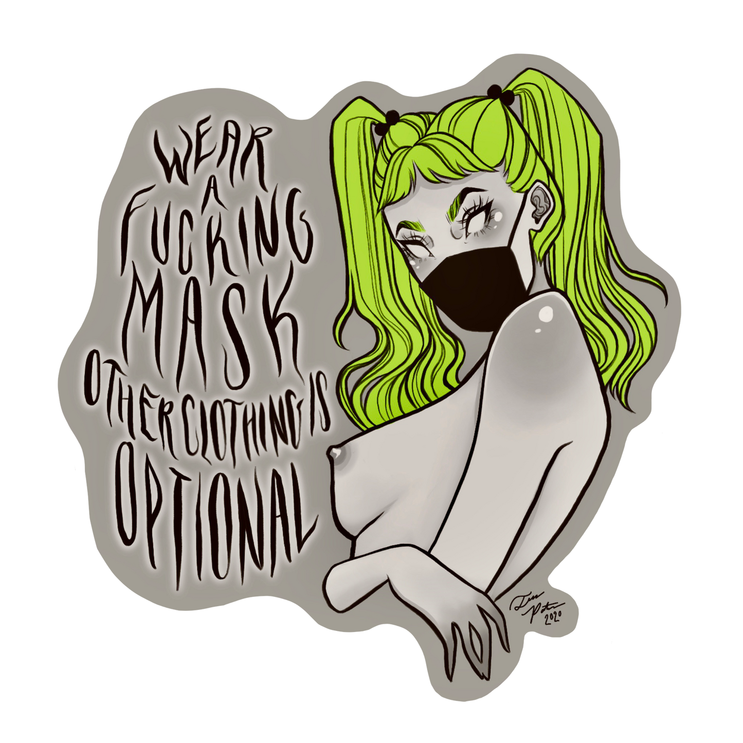 Wear a Mask Sticker
