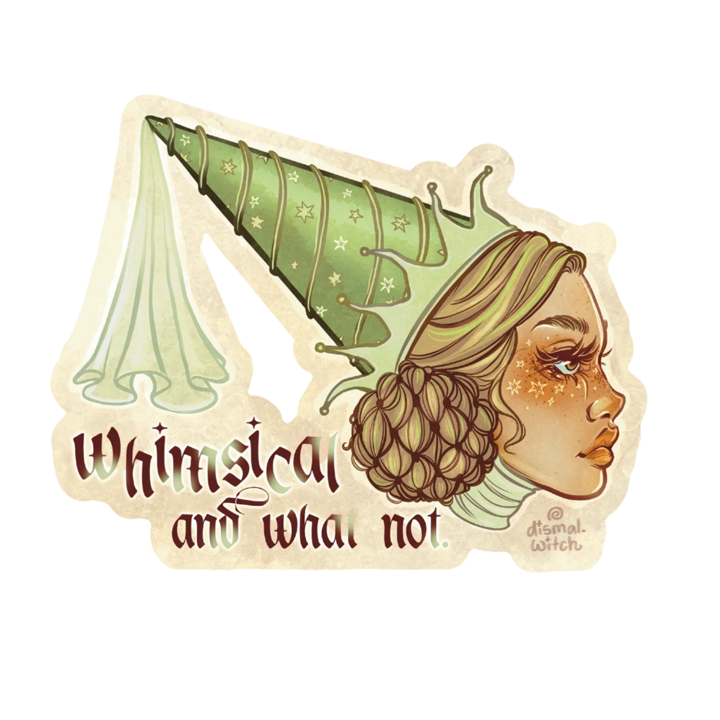 Whimsical & What Not Matte Sticker