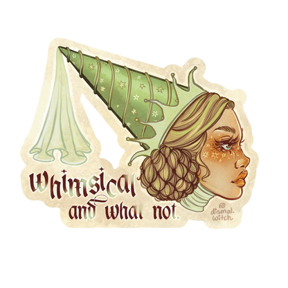 Whimsical & What Not Matte Sticker
