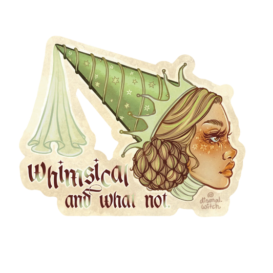 Whimsical & What Not Matte Sticker