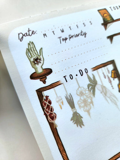 Witchy Workshop Daily Planner