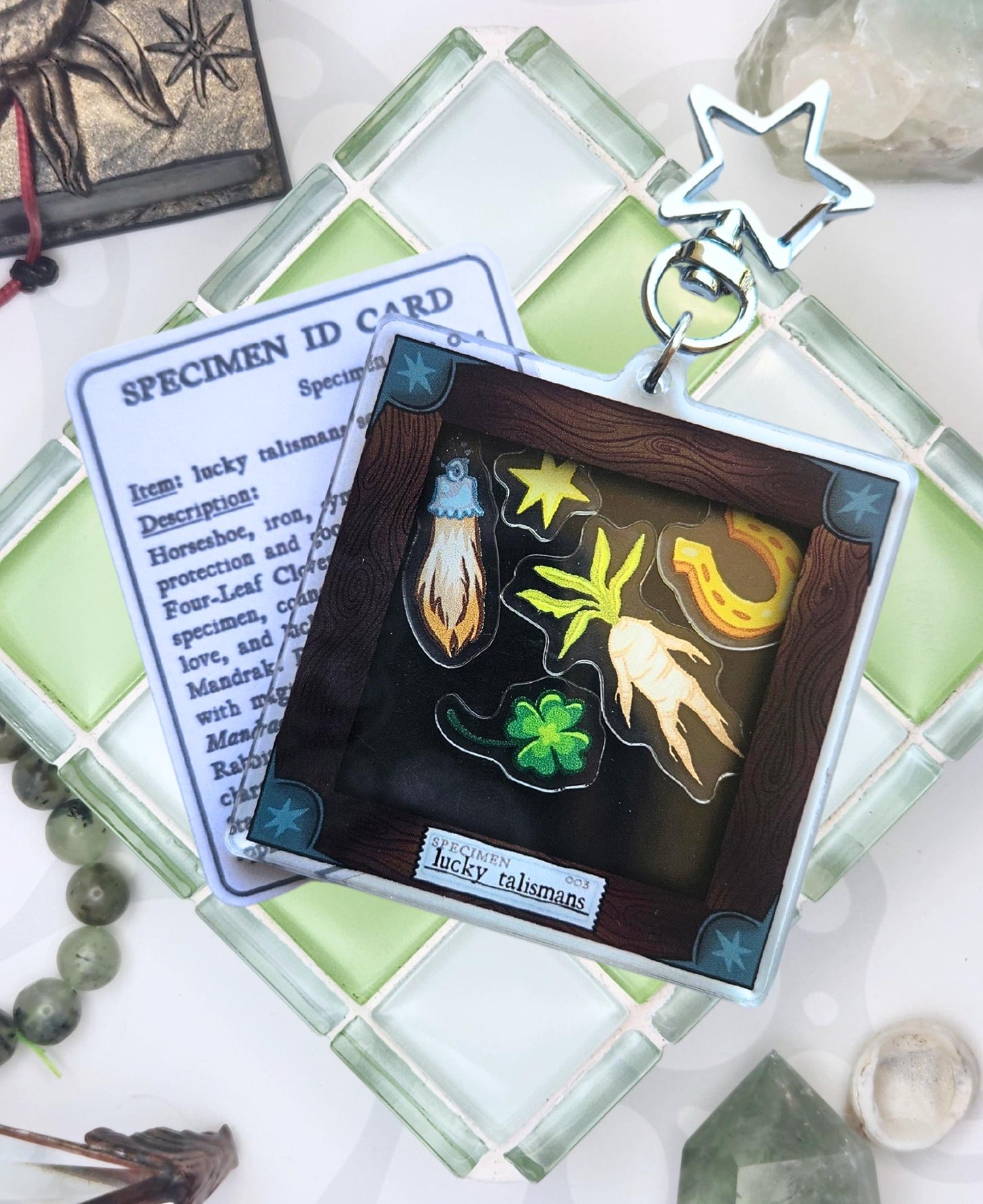 Lucky Talisman Shaker Keychain