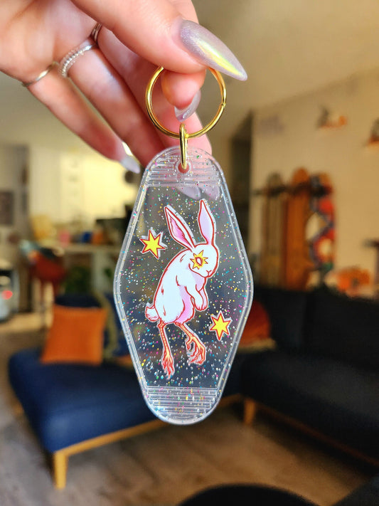 Spring Chickbun Keychain