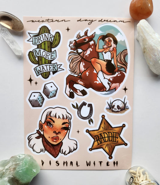 Western Daydream Sticker Sheet