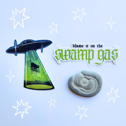Blame it on the Swamp Gas Sticker