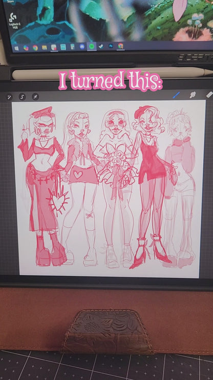 Galentines & Kewpie Cupid Mystery Sticker Pack