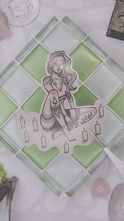Candle Ritual Sticker